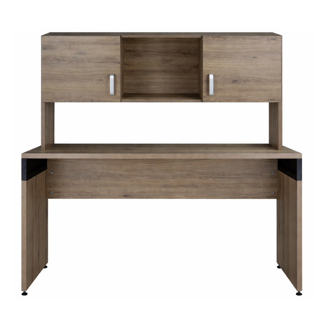 Librero Ejecutivo de 2 Gavetas sobre Credenza