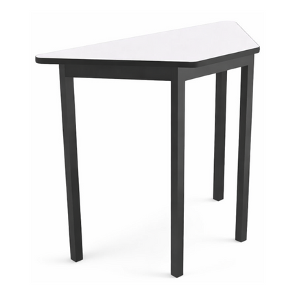 Mesa Escolar con Cubierta Trapezoidal de Melamina de 90 cm