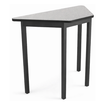 Mesa Escolar con Cubierta Trapezoidal de Melamina de 90 cm