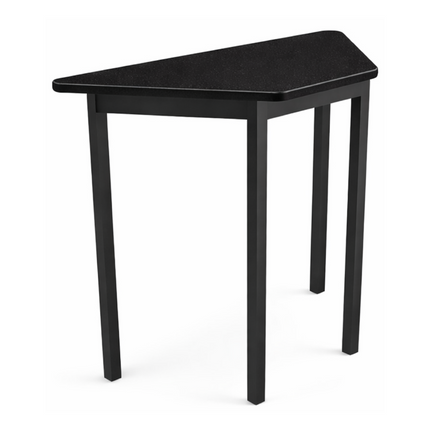 Mesa Escolar con Cubierta Trapezoidal de Melamina de 90 cm