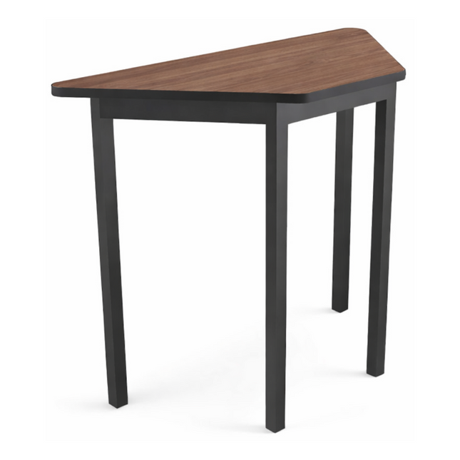 Mesa Escolar con Cubierta Trapezoidal de Melamina de 90 cm