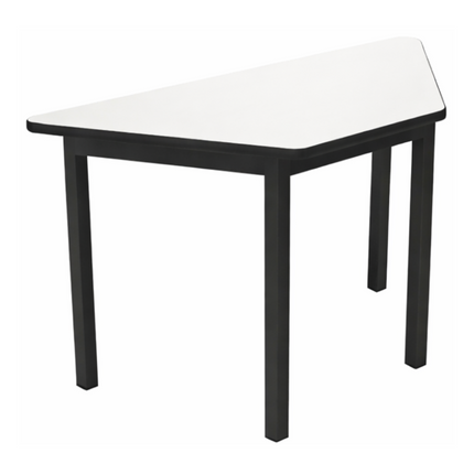 Mesa Escolar Infantil para Kinder con Cubierta Trapezoidal de Melamina de 90cm