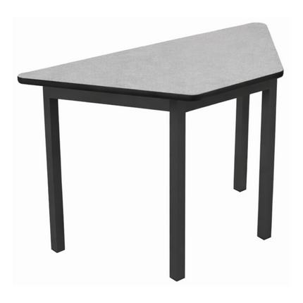 Mesa Escolar Infantil para Kinder con Cubierta Trapezoidal de Melamina de 90cm