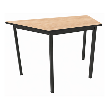 Mesa Escolar con Cubierta Trapezoidal de Melamina de 1.20m