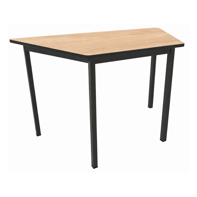 Mesa Escolar con Cubierta Trapezoidal de Melamina de 1.20m