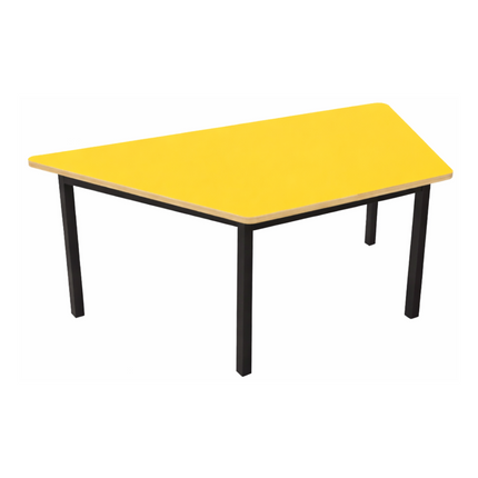 Mesa Escolar Infantil para Kinder con Cubierta Trapezoidal de Triplay de 1.20m