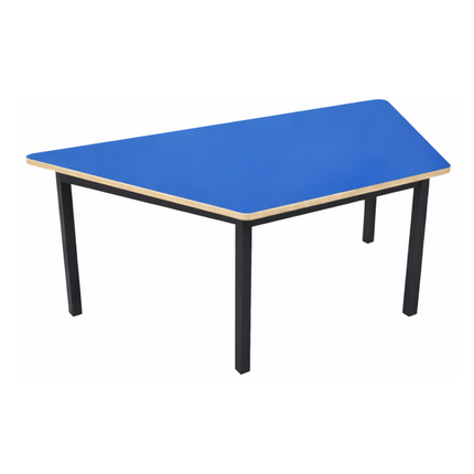 Mesa Escolar Infantil para Kinder con Cubierta Trapezoidal de Triplay de 1.20m