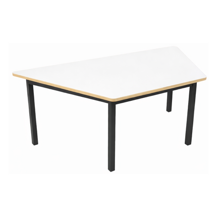 Mesa Escolar Infantil para Kinder con Cubierta Trapezoidal de Triplay de 1.20m