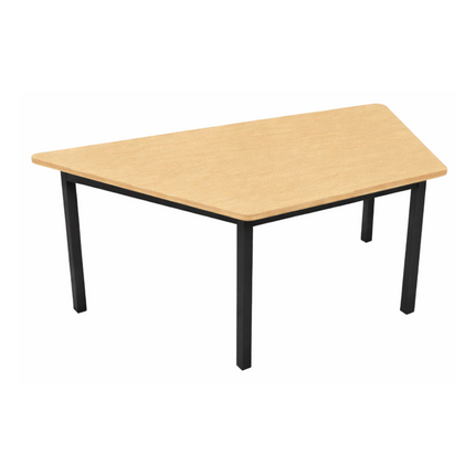 Mesa Escolar Infantil para Kinder con Cubierta Trapezoidal de Triplay de 1.20m