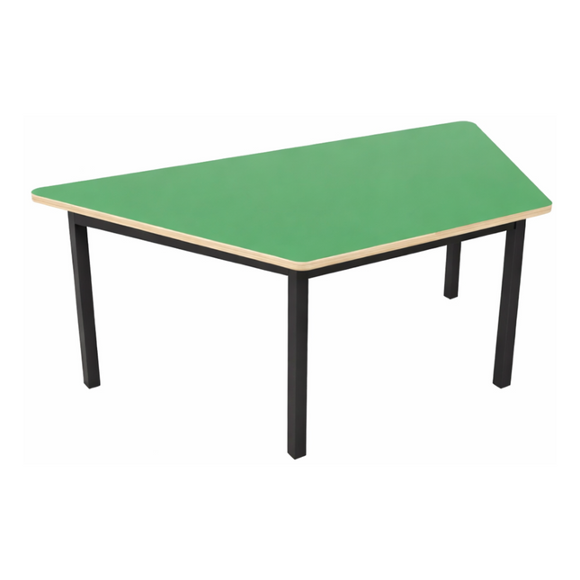 Mesa Escolar Infantil para Kinder con Cubierta Trapezoidal de Triplay de 1.20m
