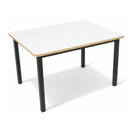 Mesa Escolar Infantil para Kinder con Cubierta de Triplay de 80cm