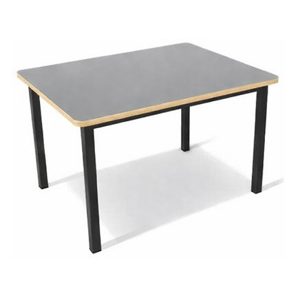 Mesa Escolar Infantil para Kinder con Cubierta de Triplay de 80cm