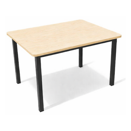 Mesa Escolar Infantil para Kinder con Cubierta de Triplay de 80cm