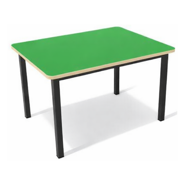 Mesa Escolar Infantil para Kinder con Cubierta de Triplay de 80cm