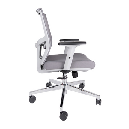 Silla Ejecutiva con Respaldo en Malla. Modelo Aiko OHE-703 Gris