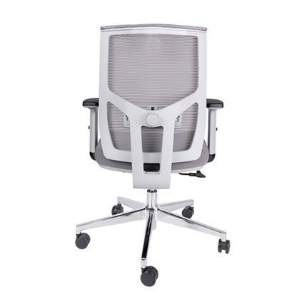 Silla Ejecutiva con Respaldo en Malla. Modelo Aiko OHE-703 Gris