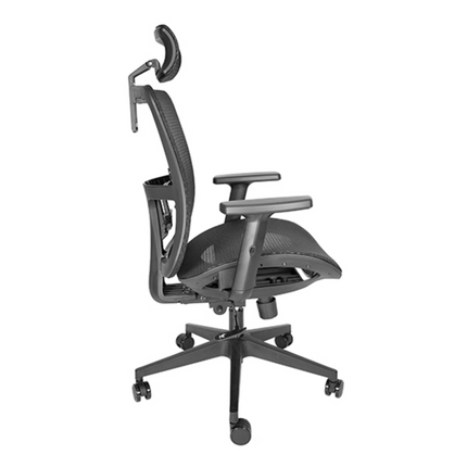 Silla Ejecutiva con Respaldo en Malla y Cabecera. Modelo Draco OHE-605