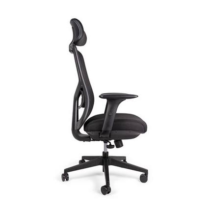 Silla Ejecutiva con Respaldo en Malla y Cabecera. Modelo Nebula OHE-133 Plus