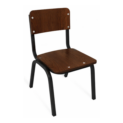 Silla Escolar Infantil para Kinder de Triplay