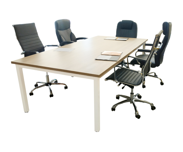 Mesa de Juntas Minimalista de 2.40 x 1.20 mts.