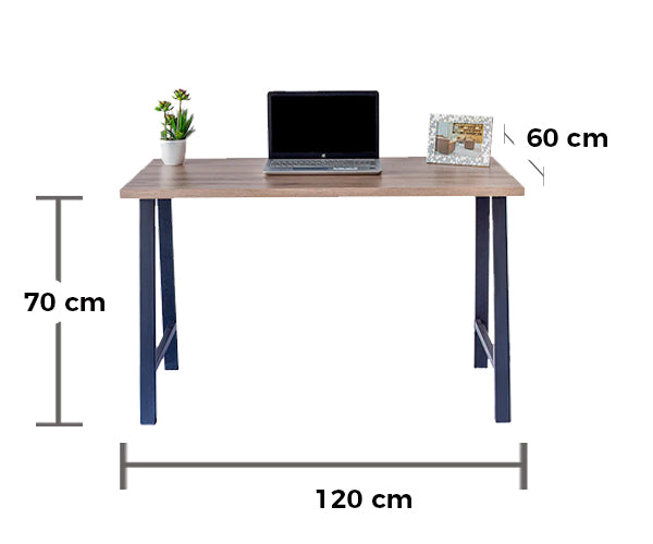 Mesa de Trabajo para oficina- 80, 120 y 150 x 60cm-Mod. Bau-Der