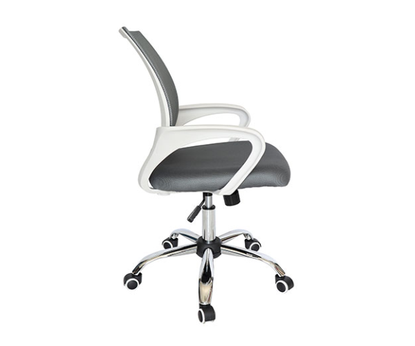 Silla Ejecutiva con Respaldo en Malla. Modelo Ecochair Gris