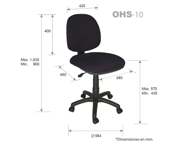 Silla Secretarial OHS 10