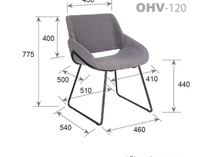 Juego de Sillas de Sala Borsani OHV 120 (2 Piezas)