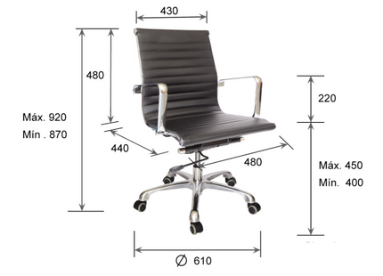 Silla Ejecutiva Goetz Baja OHE 203
